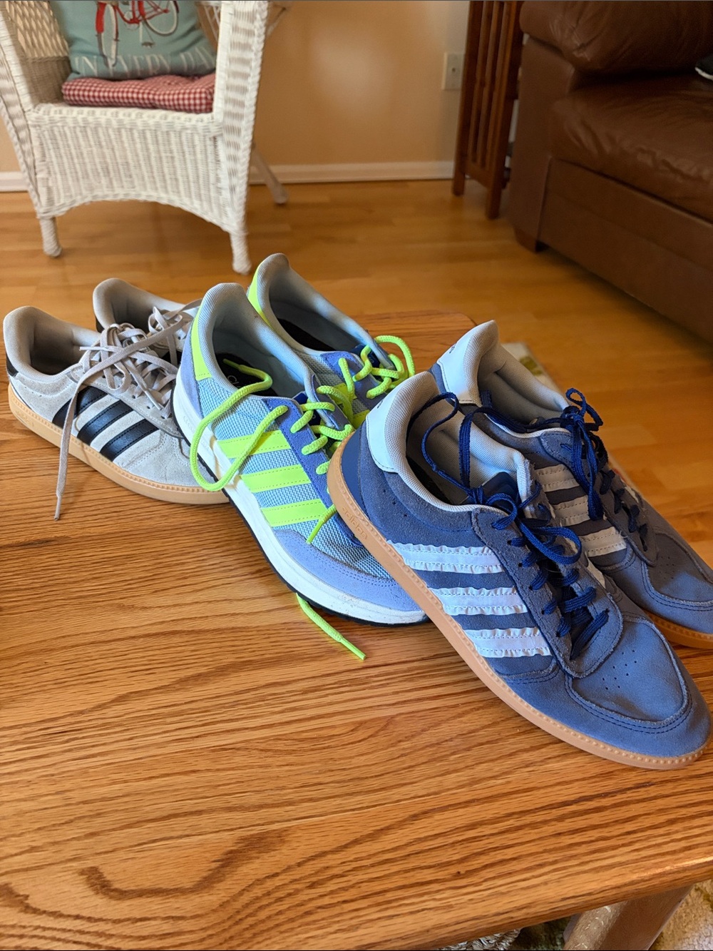 3 pair of Adidas Women’s Sneakers - Size 9